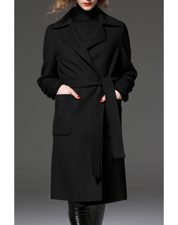 Wool Wrap Coat