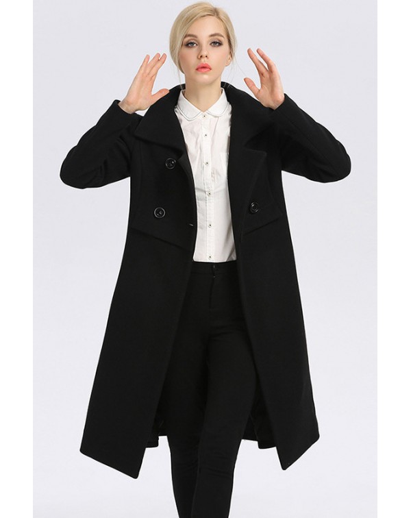 Double Breasted Wool Coat