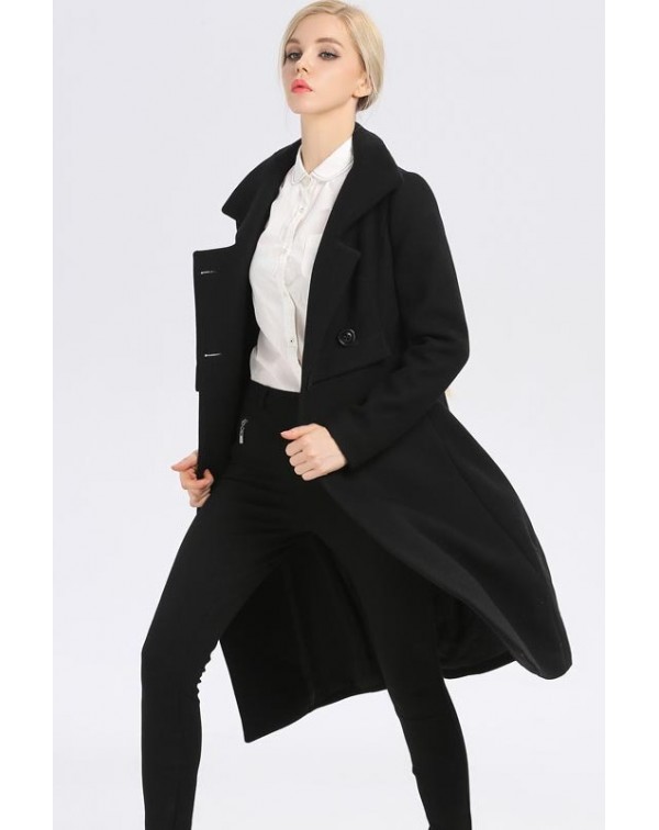 Double Breasted Wool Coat