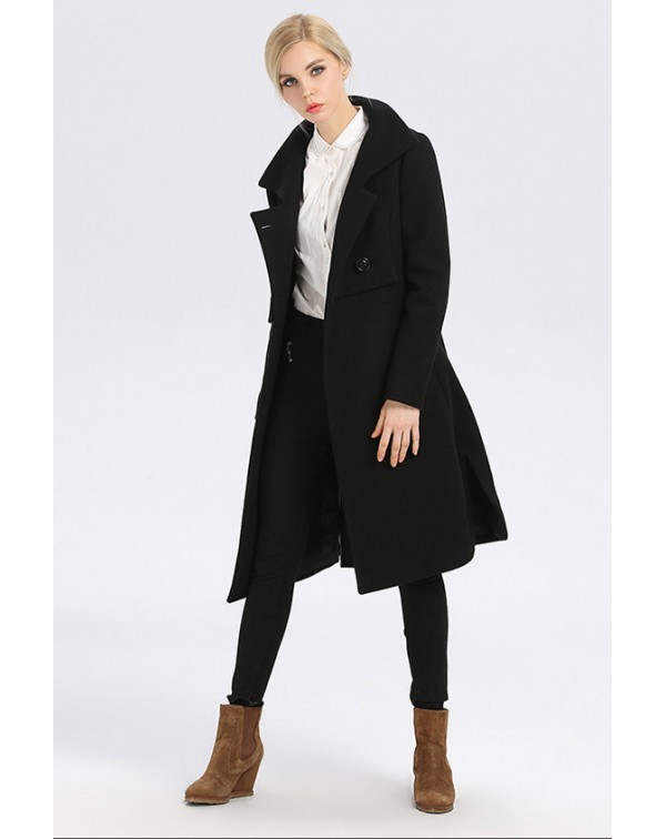 Double Breasted Wool Coat