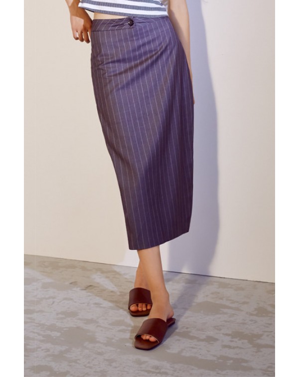 Striped Asymmetrical Culottes