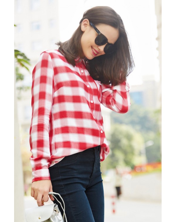 Plaid Button Down Shirt