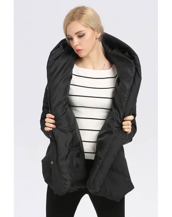 Single Breasted Down Coat