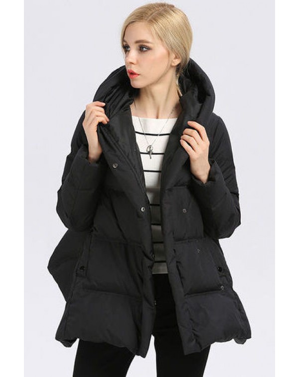 Single Breasted Down Coat