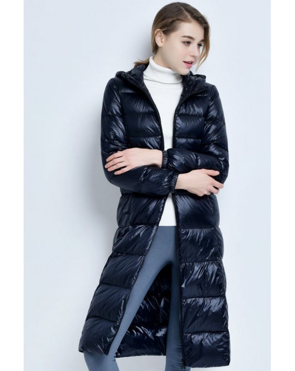 Hooded Long Down Coat