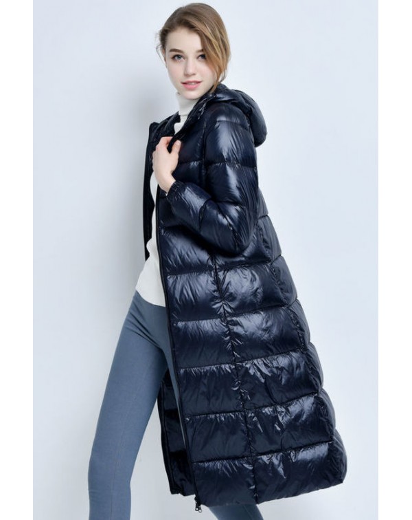 Hooded Long Down Coat