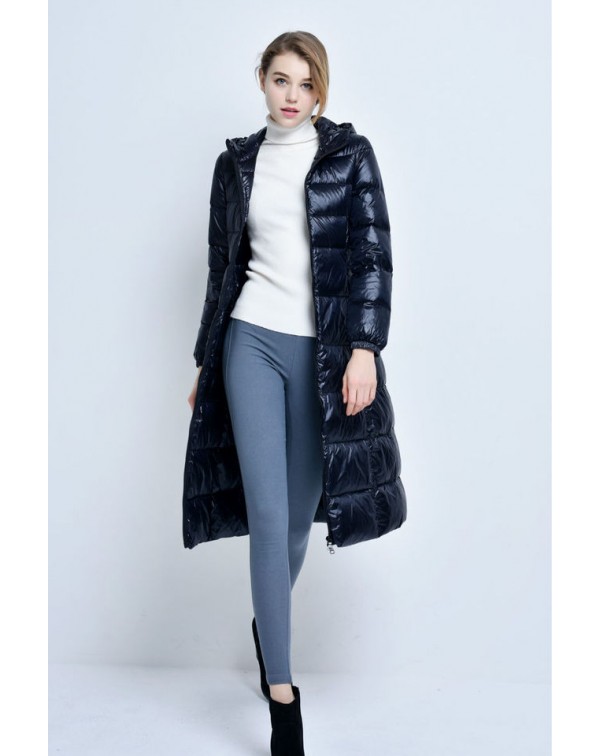 Hooded Long Down Coat