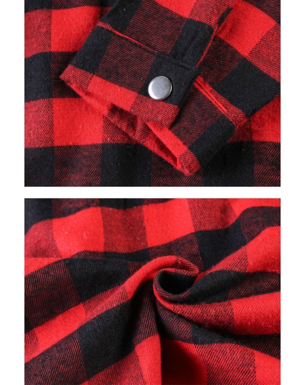 Sash Plaid Shirt