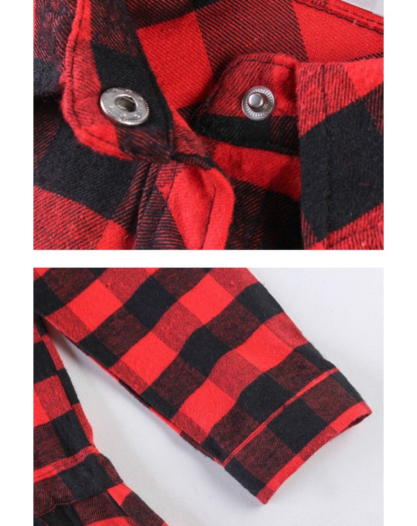 Sash Plaid Shirt