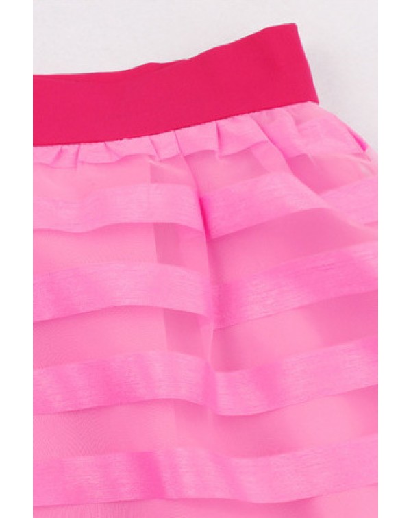 Hot Striped FlaSkirt