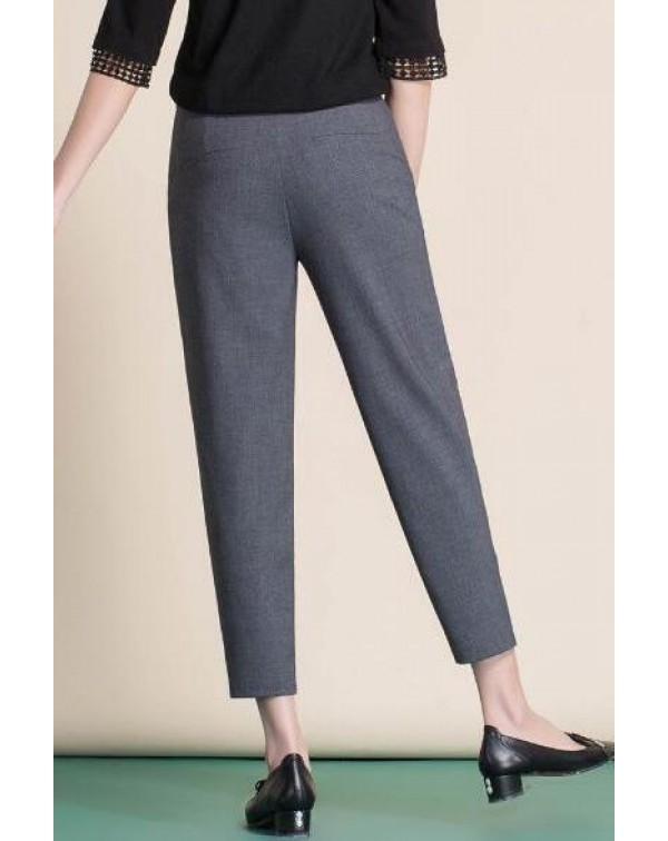 High Waist Ankle Trousers