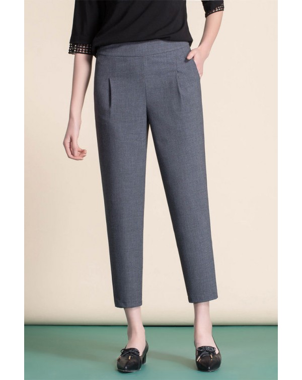 High Waist Ankle Trousers