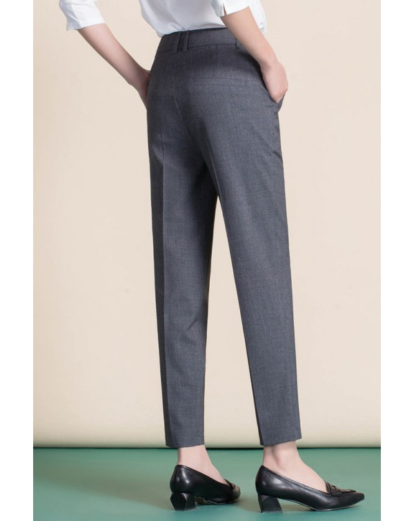 High Waist Skinny Trousers