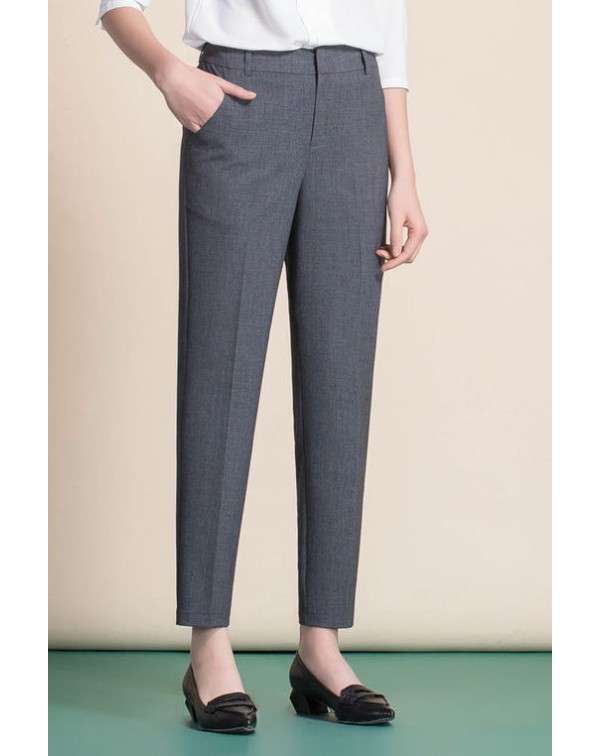 High Waist Skinny Trousers