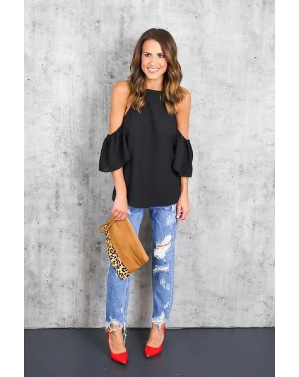 Cold Shoulder Top