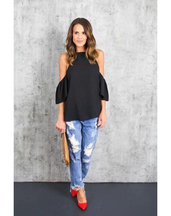 Cold Shoulder Top